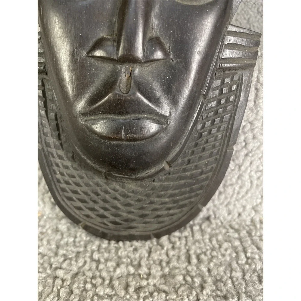 african Tribal wooden Face Mask / Wall Carving